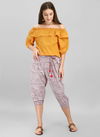 Yellow MESMORA MF Trendy Look Western Top With Bottom Heavy Collection 1103